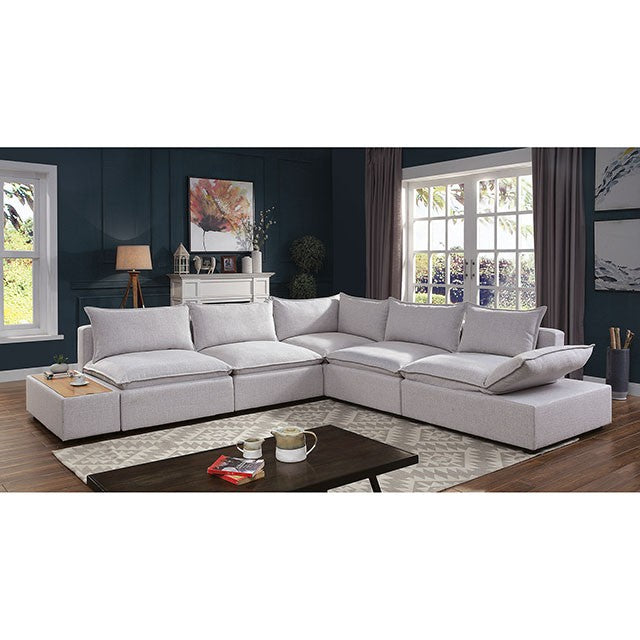 Arlene Sectional White - California Furniture (Coachella, CA)