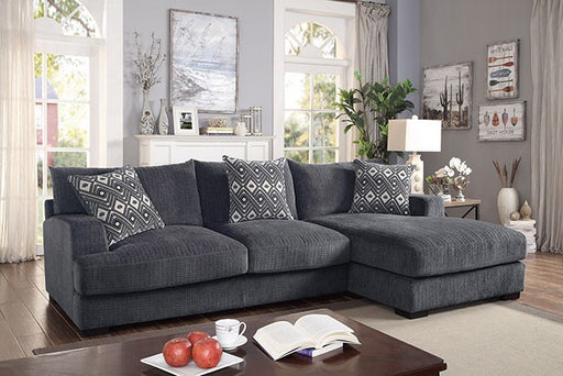 Kaylee L-Sectional w/ Right Chaise - California Furniture (Coachella, CA)