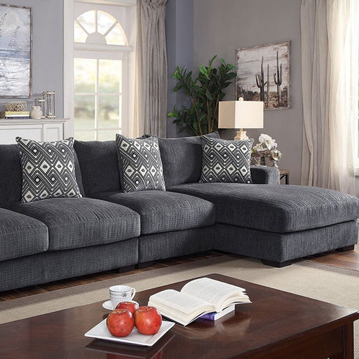 Kaylee Large L-Sectional w/ Right Chaise - California Furniture (Coachella, CA)