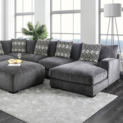 Kaylee U-Sectional w/ Right Chaise - California Furniture (Coachella, CA)