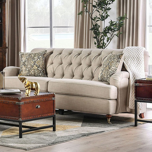 Laney Sofa Beige - California Furniture (Coachella, CA)
