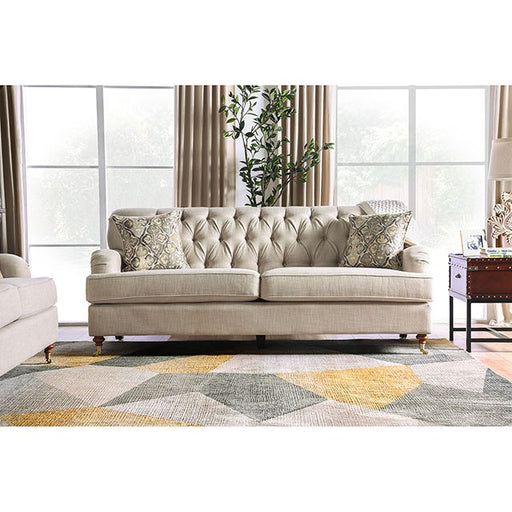Laney Sofa Beige - California Furniture (Coachella, CA)