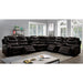 Mariah Power Sectional w/ Recliner Brown - California Furniture (Coachella, CA)