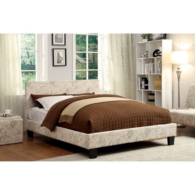 Winn Park Full Bed Grey & Cream - California Furniture (Coachella, CA)