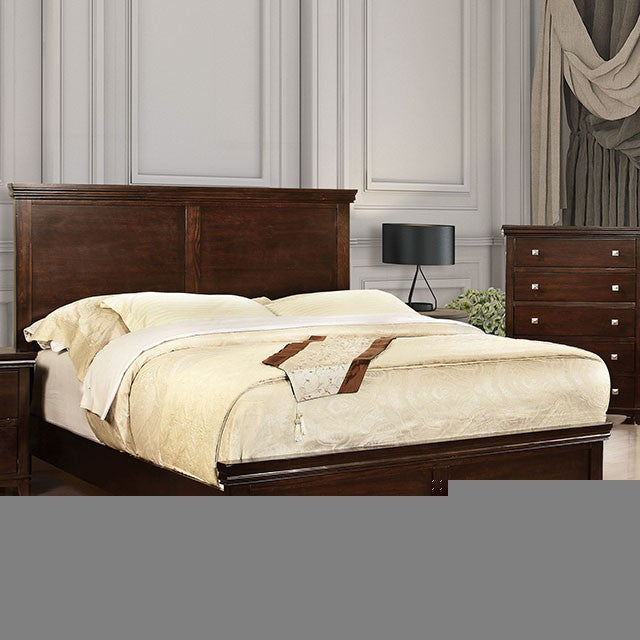 Spruce Full & Queen Bed Chrome & Expressso
