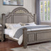 Syracuse Bed Cherry & Grey - California Furniture (Coachella, CA)
