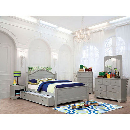Diane Twin Bed Pink & Grey - California Furniture (Coachella, CA)