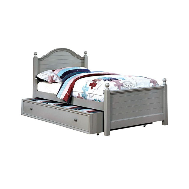 Diane Twin Bed Pink & Grey - California Furniture (Coachella, CA)
