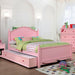Diane Twin Bed Pink & Grey - California Furniture (Coachella, CA)