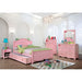 Diane Twin Bed Pink & Grey - California Furniture (Coachella, CA)