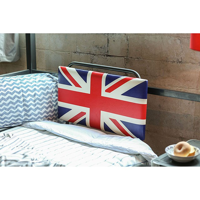 Royal Racer Twin Bed, Blue - California Furniture (Coachella, CA)