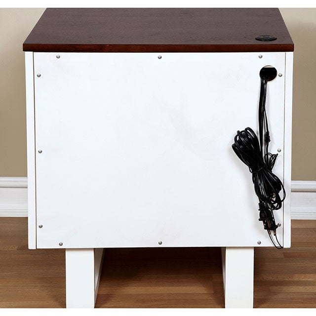 Meredith Night Stand w/ USB Outlet - California Furniture (Coachella, CA)