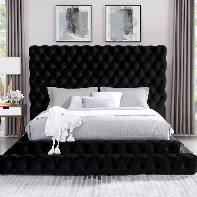 Stefania Bed Grey & Queen - California Furniture (Coachella, CA)