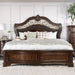 Menodora Brown Cherry Cal.King, E.King, Queen Bed - California Furniture (Coachella, CA)