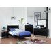 Lennart Bed Oak, Black, Gray, & White - California Furniture (Coachella, CA)