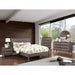 Lennart Bed Oak, Black, Gray, & White - California Furniture (Coachella, CA)