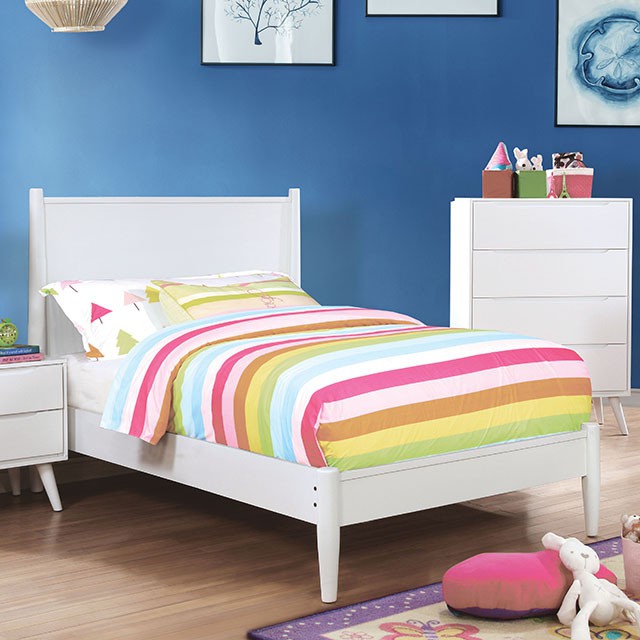 Lennart Bed Oak, Black, Gray, & White - California Furniture (Coachella, CA)