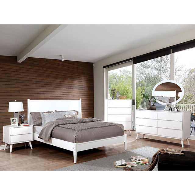 Lennart Bed Oak, Black, Gray, & White - California Furniture (Coachella, CA)