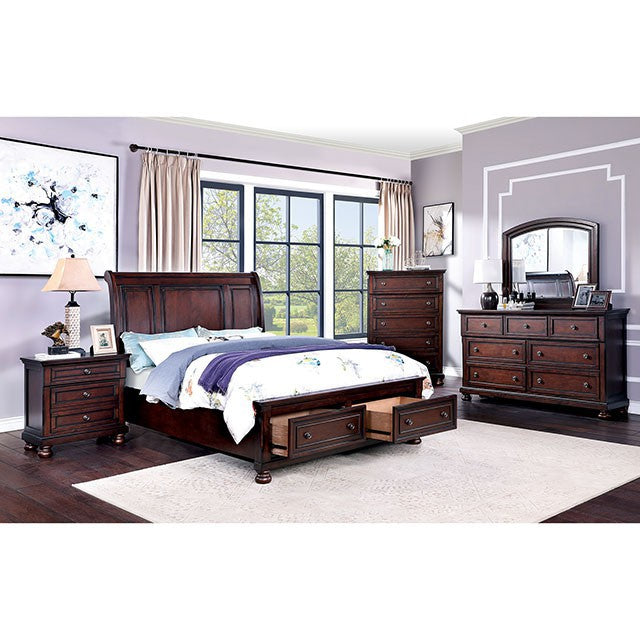 Wells Queen Bed Chrome - California Furniture (Coachella, CA)