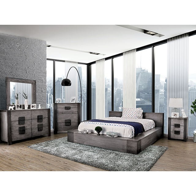 JANEIRO Cal.King & Queen Bed - California Furniture (Coachella, CA)