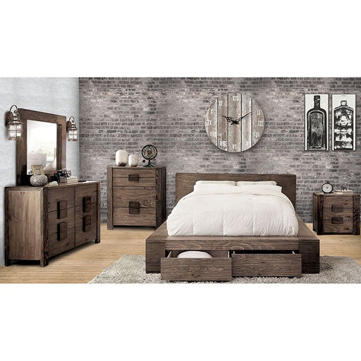 JANEIRO Cal.King & Queen Bed - California Furniture (Coachella, CA)