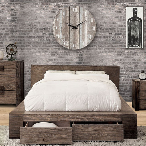 JANEIRO Cal.King & Queen Bed - California Furniture (Coachella, CA)