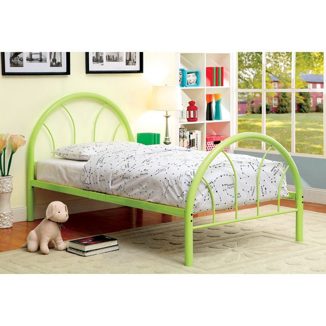 Rainbow Full Bed Black, White, Silver, Black, & Green - California Furniture (Coachella, CA)