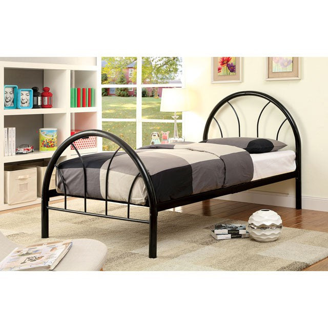 Rainbow Full Bed Black, White, Silver, Black, & Green - California Furniture (Coachella, CA)