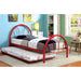 Rainbow Full Bed Black, White, Silver, Black, & Green - California Furniture (Coachella, CA)