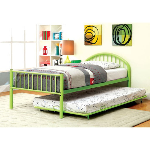 Rainbow Full Bed Black, White, Silver, Black, & Green - California Furniture (Coachella, CA)