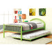 Rainbow Full Bed Black, White, Silver, Black, & Green - California Furniture (Coachella, CA)