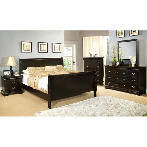 Louis Philippe E.King Bed - California Furniture (Coachella, CA)