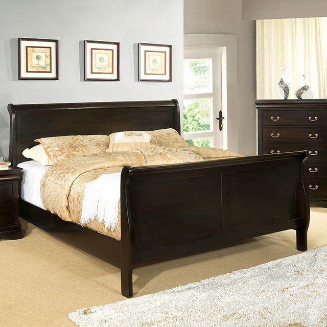 Louis Philippe E.King Bed - California Furniture (Coachella, CA)