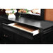 Louis Philippe Cal.King Bed Black & Grey - California Furniture (Coachella, CA)