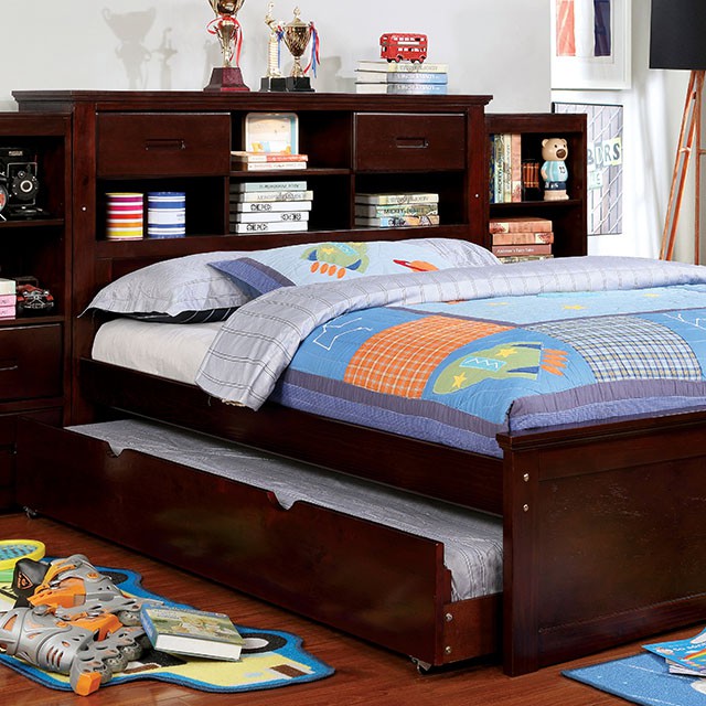 Pearland Twin Bed Cherry - California Furniture (Coachella, CA)