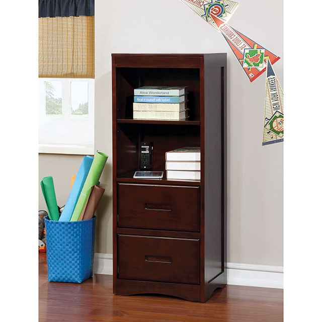 Pearland Twin Bed Cherry - California Furniture (Coachella, CA)