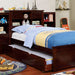 Pearland Twin Bed Cherry - California Furniture (Coachella, CA)