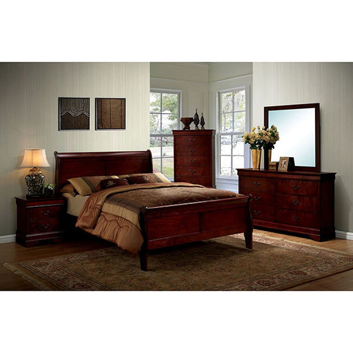 Louis Philippe E.King Bed - California Furniture (Coachella, CA)