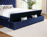 Davida Queen Bed Blue - California Furniture (Coachella, CA)