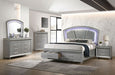 Maddie Bed White & Silver - California Furniture (Coachella, CA)