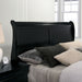 Louis Philippe Full, Twin, Full, & King Bed Black, Grey, Brown & White - California Furniture (Coachella, CA)