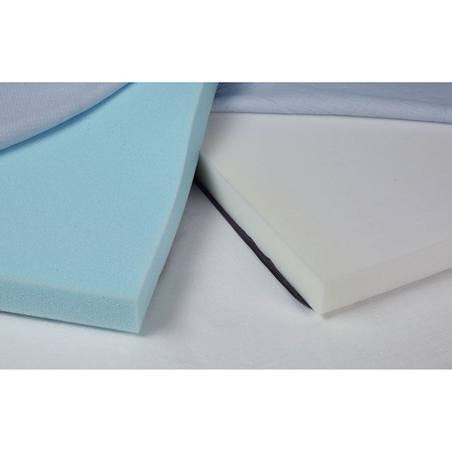 Ilene White Memory Foam Topper, Full - California Furniture (Coachella, CA)