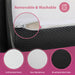 Hollyhock 3" Full Tri-Fold Memory Foam Topper - California Furniture (Coachella, CA)