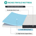 Hollyhock 4" Queen Tri-Fold Memory Foam Topper - California Furniture (Coachella, CA)