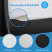 Hollyhock 4" Twin Tri-Fold Memory Foam Topper - California Furniture (Coachella, CA)