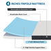 Hollyhock 4" Twin XL Tri-Fold Memory Foam Topper - California Furniture (Coachella, CA)