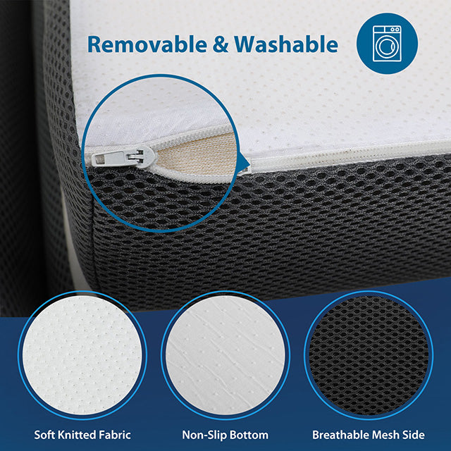 Hollyhock 4" Twin XL Tri-Fold Memory Foam Topper - California Furniture (Coachella, CA)