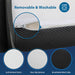 Hollyhock 4" Twin XL Tri-Fold Memory Foam Topper - California Furniture (Coachella, CA)