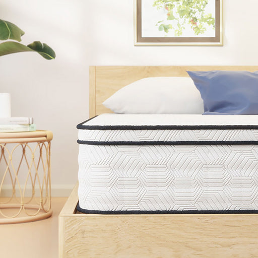 Salvia 12" Queen Hybrid Pocket Coil Mattress - California Furniture (Coachella, CA)