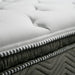 STORMIN White/Gray 13" Euro Pillow Top Mattress, Full - California Furniture (Coachella, CA)